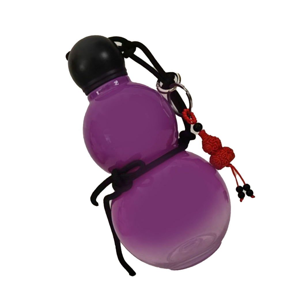 Gourd Style Water Bottle PC 800ml Insulated Chinese Retro Portable Sports Water Bottle For Men Women Purple - Image 3