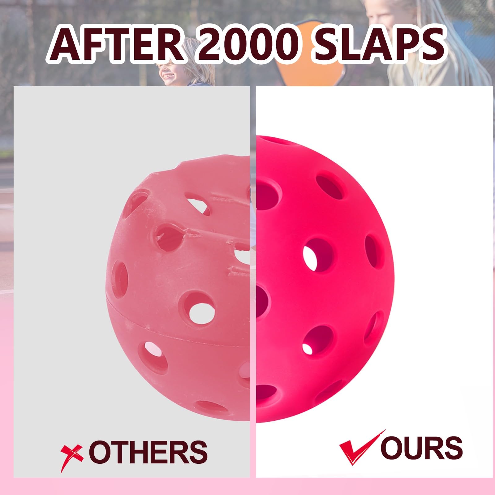 GearPickle™ Tournament Grade Outdoor Balls (40 Holes)