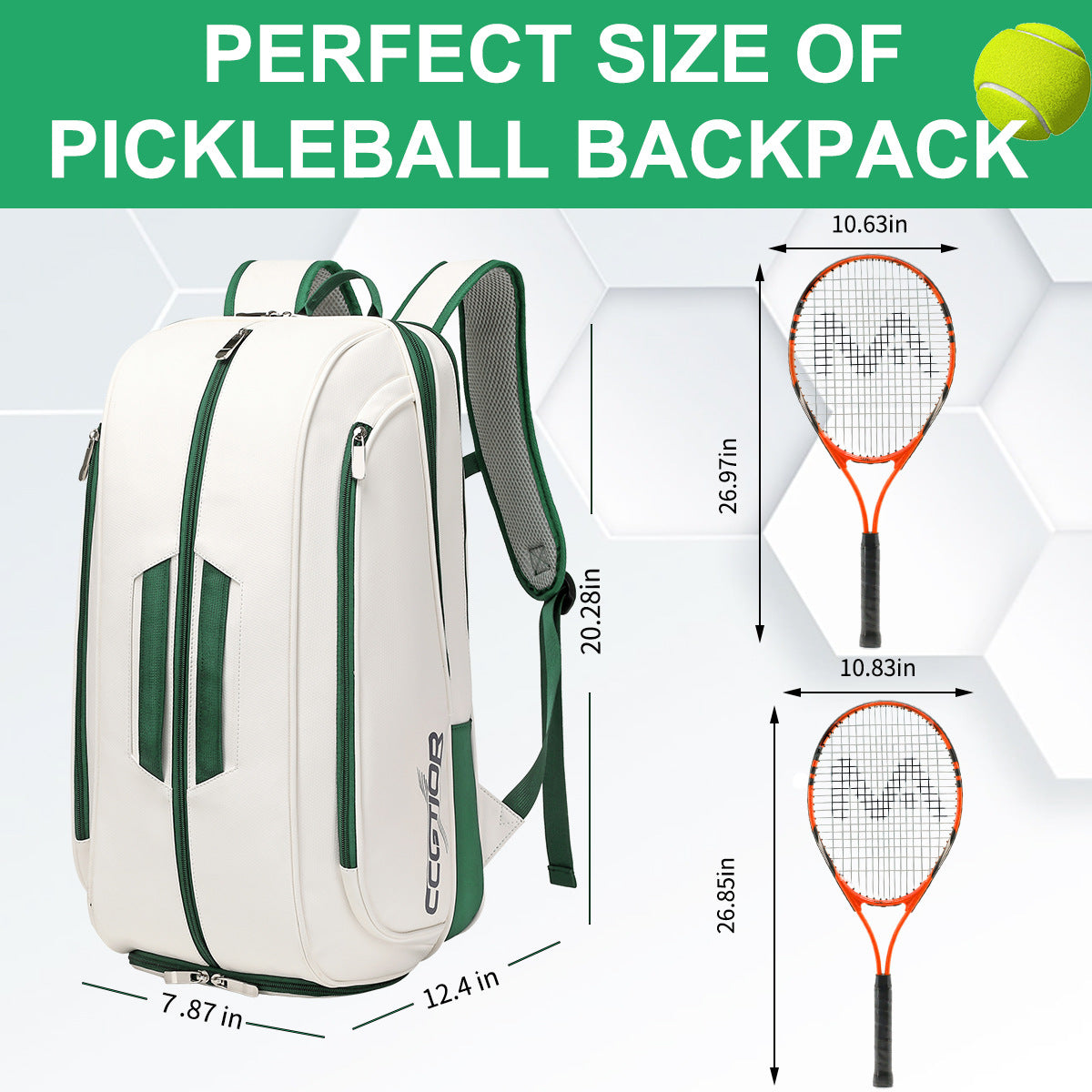 GearPickle™ Pro Tour Pickleball Backpack (Shoe Compartment)