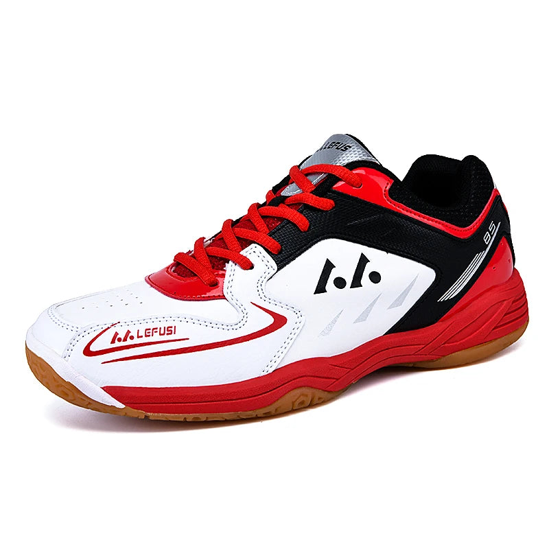 Men's Badminton and Volleyball Shoes - Wear-Resistant Microfiber Court Sneakers for Training and Outdoor Sports