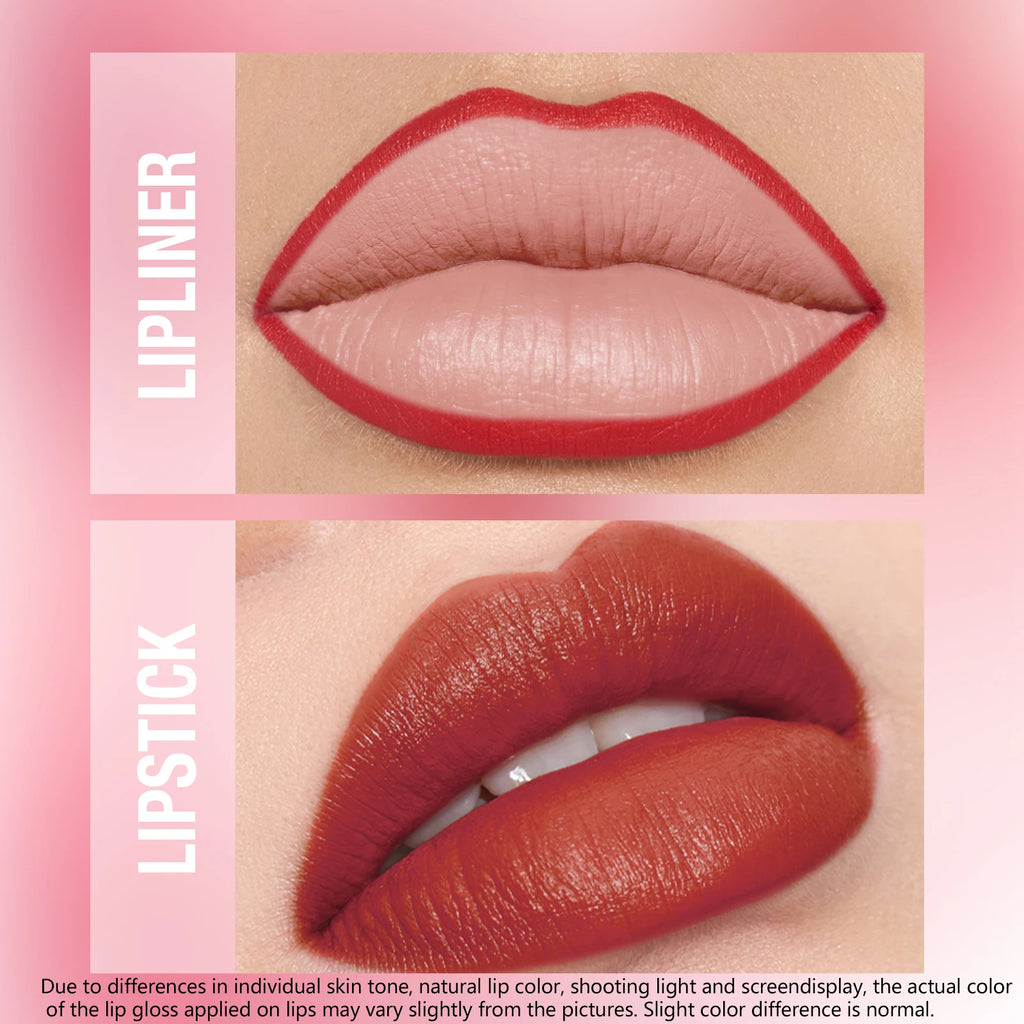 Waterproof Long-Wear 2-in-1 Lipliner & Lipstick