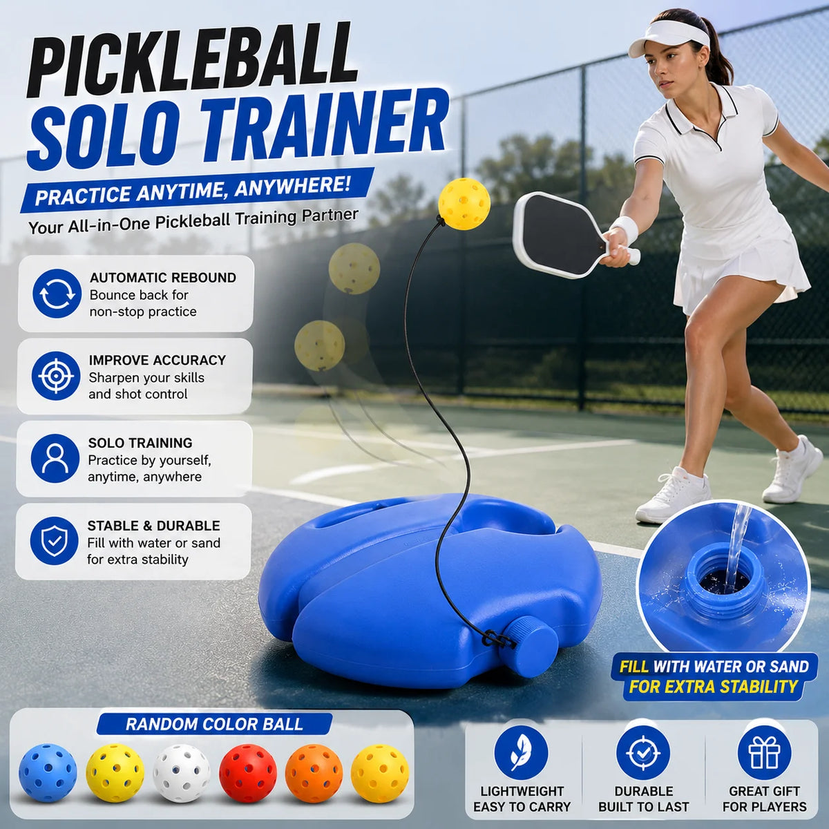 All Pro Passer Pickleball Training Ball