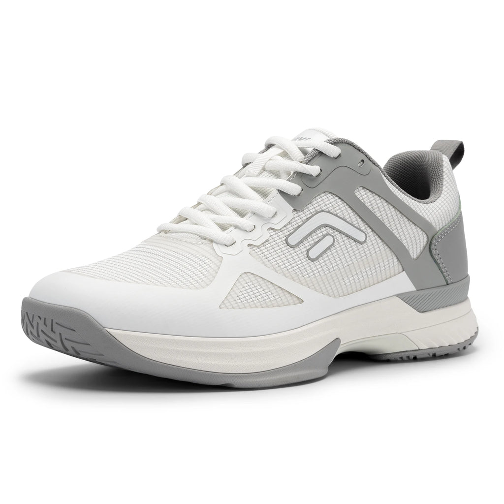 FitVille Wide Pickleball Shoes for Men - Court Tennis Sneakers with Arch Support, Anti-Slip Sole and Wide Toe Box