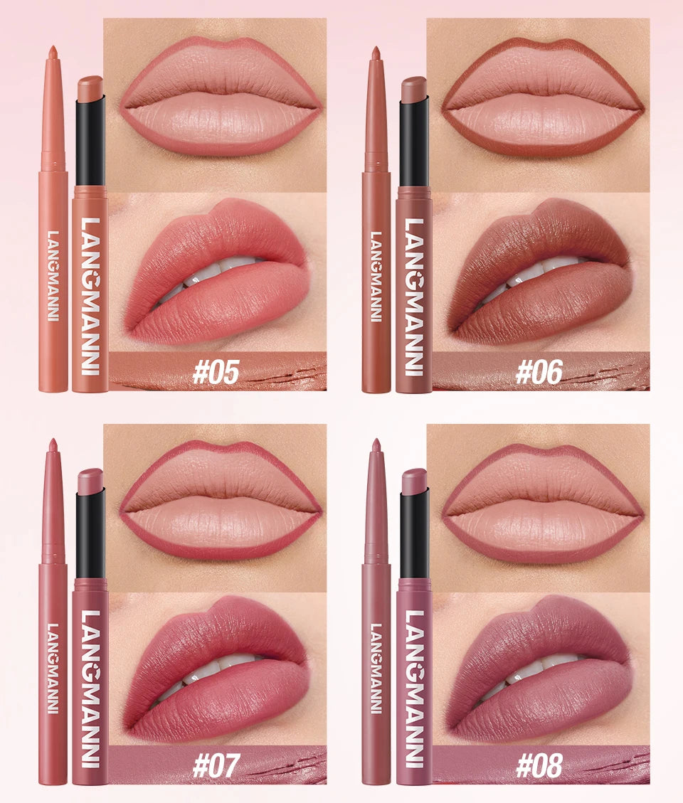 Waterproof Long-Wear 2-in-1 Lipliner & Lipstick