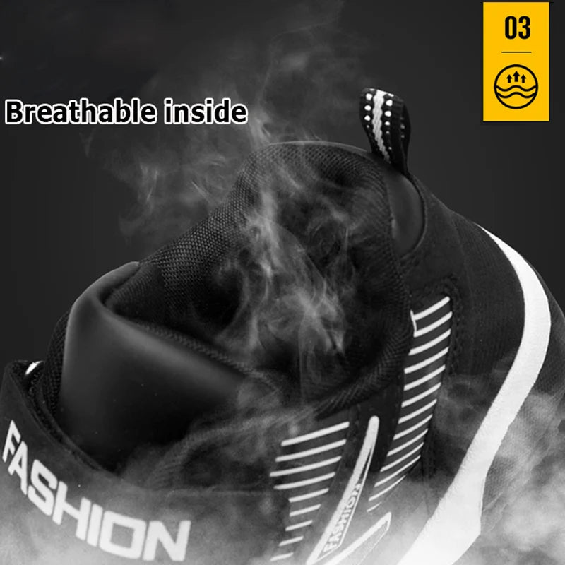 NBGAGA Kids Boys Sneakers - Breathable Leather School Sports Shoes for Running, Walking and Tennis, Ages 7-13