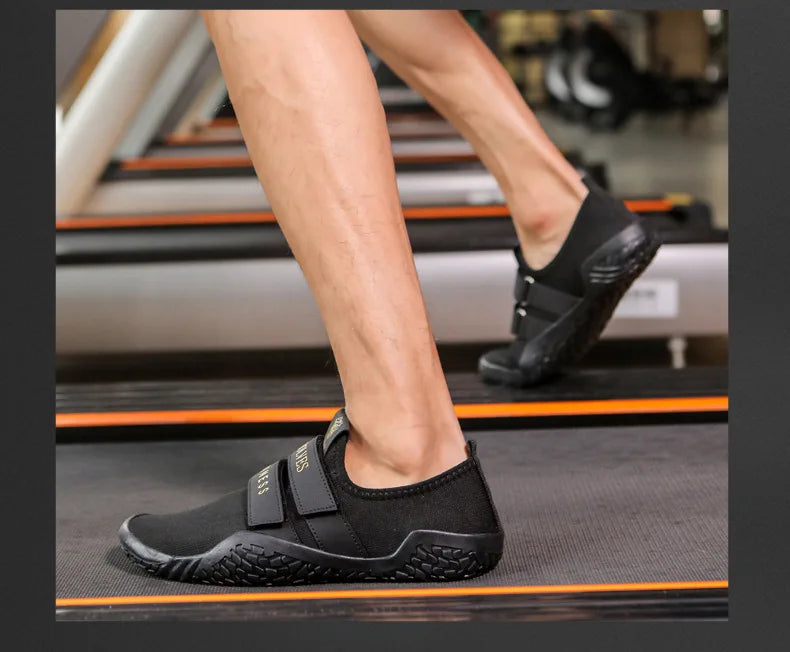 Barefoot Deadlift Shoes for Men and Women - Weightlifting Squat Sneakers with Non-Slip Rubber Sole and EVA Insole