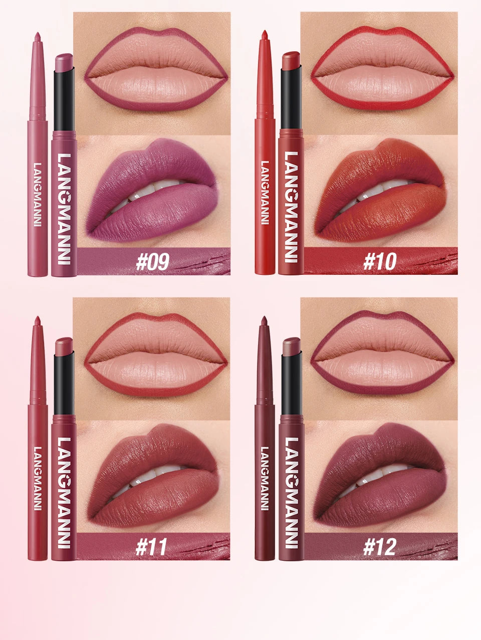 Waterproof Long-Wear 2-in-1 Lipliner & Lipstick