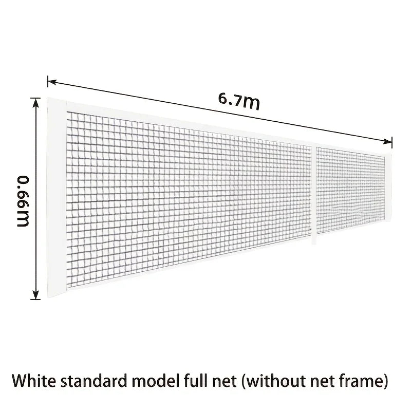 Portable Pickleball Net System, 6.7m Standard Size with Storage Bag