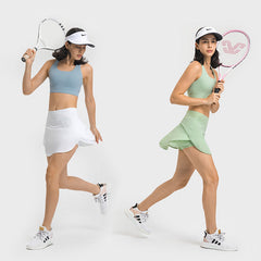 Cool-Touch Pocket Skort with Built-In Shorts