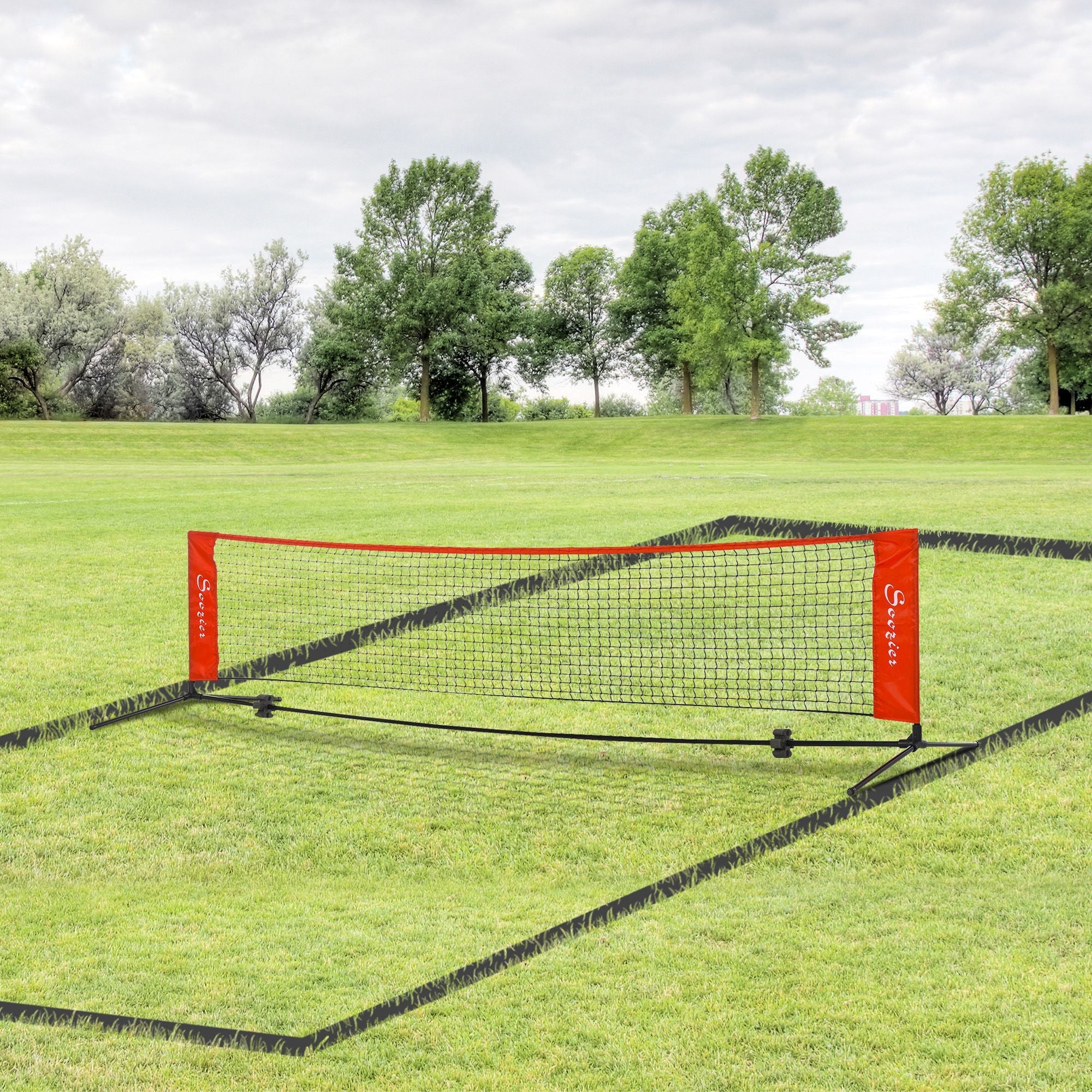 GearPickle™ Portable Driveway Pickleball Net System (Regulation Size)