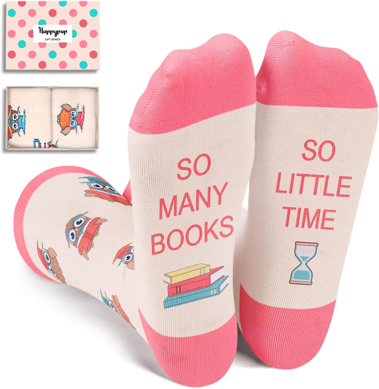 School Gift Ideas - Funny Graduation Big Dill Pickle Socks Book Lover Gifts