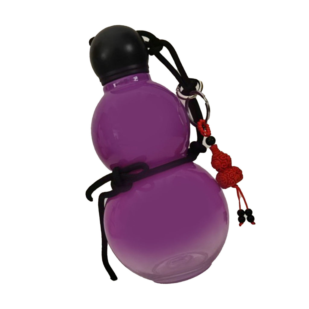 Gourd Style Water Bottle PC 800ml Insulated Chinese Retro Portable Sports Water Bottle For Men Women Purple - Image 5