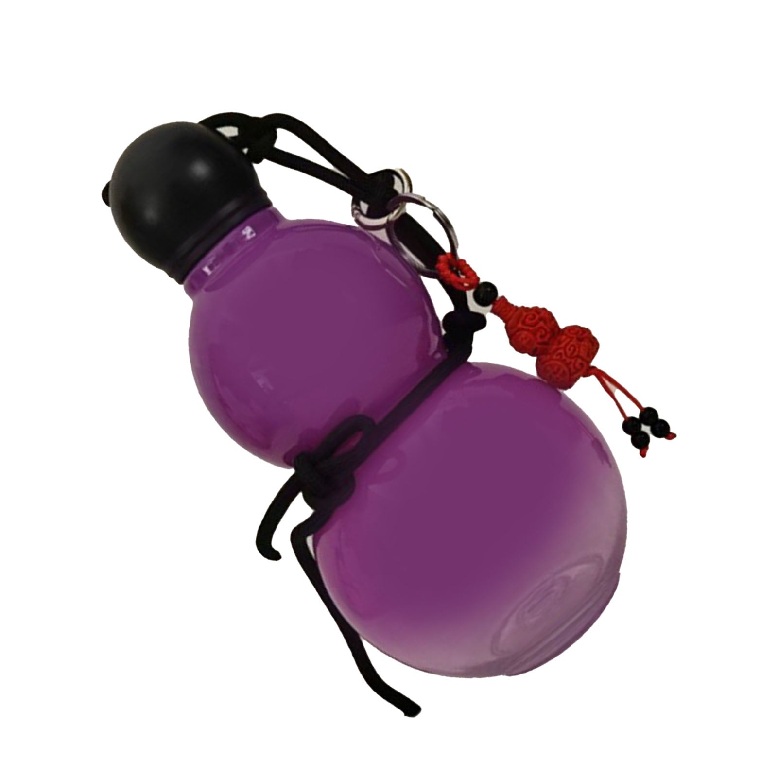 Gourd Style Water Bottle PC 800ml Insulated Chinese Retro Portable Sports Water Bottle For Men Women Purple