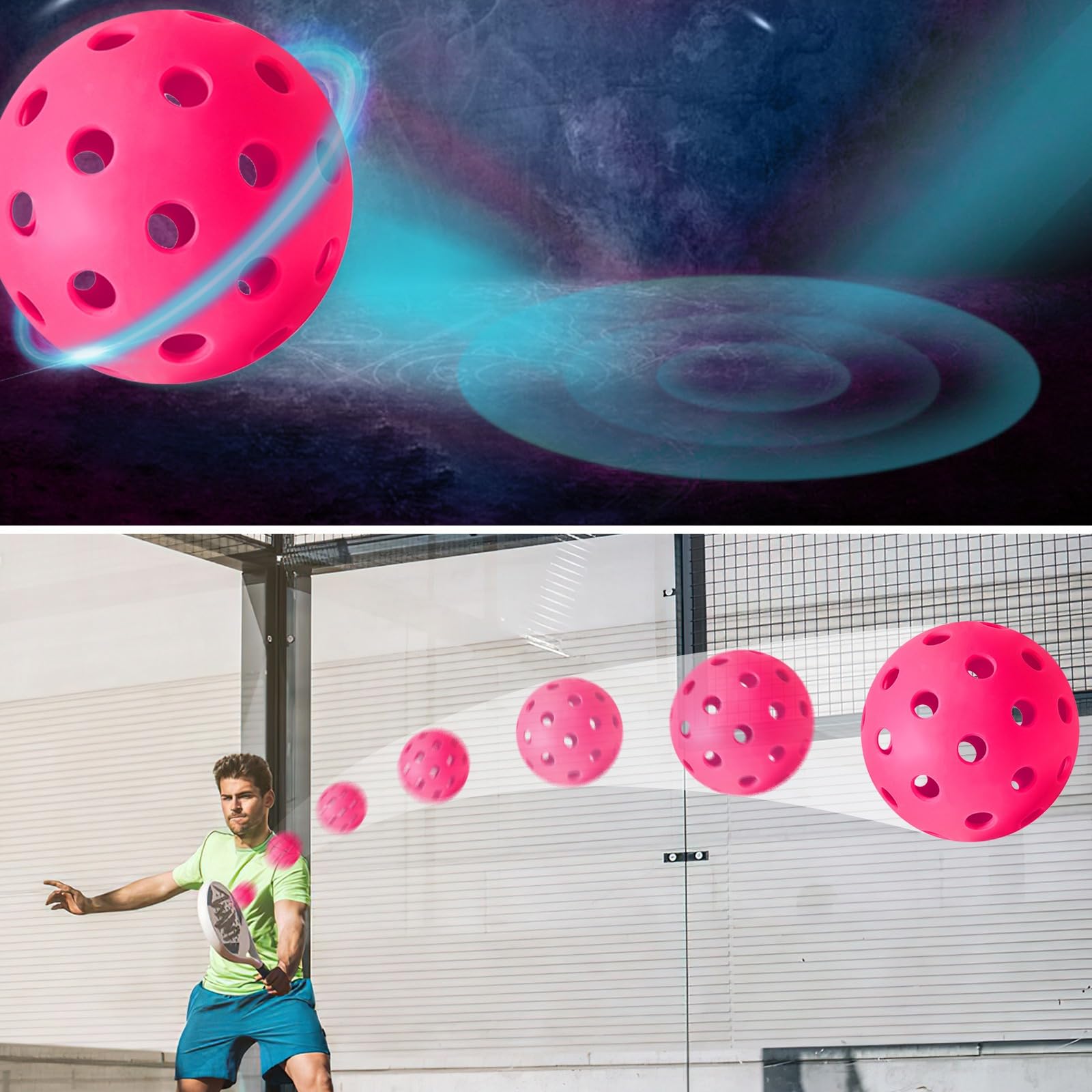 GearPickle™ Tournament Grade Outdoor Balls (40 Holes)